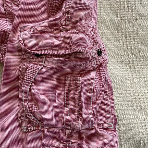 Scotch and Soda Cargo Shorts (Red and White) - Picture 7 of 16